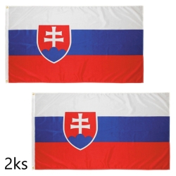 Vlajka SR - 90x150cm - sada