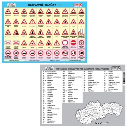Kartička - Dopravné značky