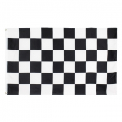 Vlajka šachovnicová - 90x150cm - prechodka