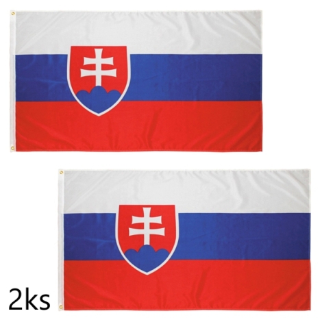 Vlajka SR - 90x150cm - sada