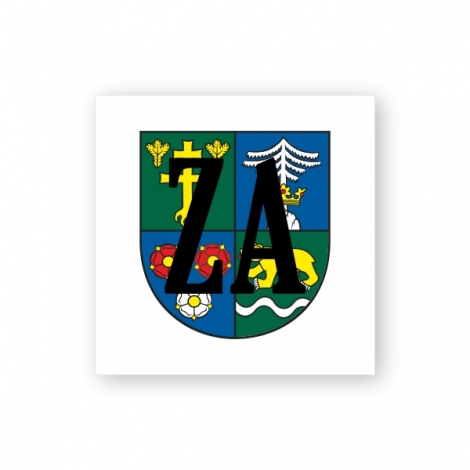 Krajský erb PVC - 30x30cm