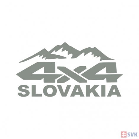 Nálepka - 4x4 - Slovakia