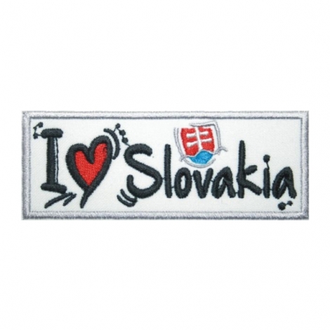 Nažehľovačka - SZ I LOVE SVK 33x85 mm