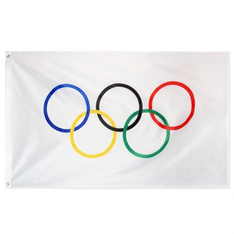 Olympijská vlajka - 90x150cm